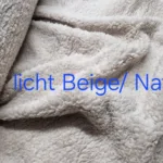 Teddy stof beige naturel Zachte stoffen voor kleding en feest woon decoratie Stoffen kopen in in Drenthe