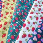 Stoffen met Aardbeien kleding hobby en decoratie