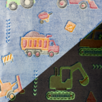 Welness Fleece Glow In The Dark met vrachtwagens