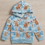 Kinderhoody met winterdieren