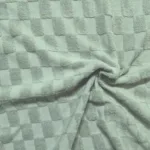 Badstof theedoeken katoen in zacht groene tint, geschikt voor keuken, badkamer en massagetafelhoes.