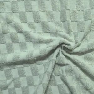 Badstof theedoeken katoen in zacht groene tint, geschikt voor keuken, badkamer en massagetafelhoes.