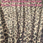 Zachte imitatiebont stof met Panter dierenprint Licht Bruin geschikt voor kleding, voering en woondecoratie