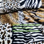Zachte imitatiebont stof met verschillende Patchwork dierenprints geschikt voor kleding, voering en woondecoratie