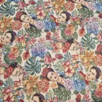 Frida Kahlo gobelin met bloemenmotief Stof kopen in Gemert Bij makomastoffen