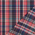 Geruite katoen stof bont geweven De stoffenwebwinkel online Makoma Barneveld