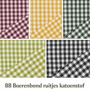 Boerenbond-ruitjes-stof Diverse kleuren