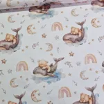 baby katoenstof met beertjes en walvis babyprint In de stoffenwebwinkel online Makomastoffen Venlo