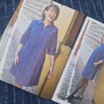Denim spijkerstof met streep De leukste dameskleding maak jezelf