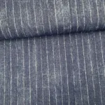 stretch denim spijkerstof met streep voorgewassen denim met elastan De stoffenwebwinkel online