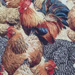 Jacquard Gobelin stof Met kippen Stoffen voor woondecoratie