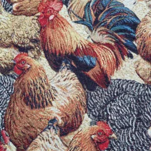 Jacquard Gobelin stof Met kippen Stoffen voor woondecoratie