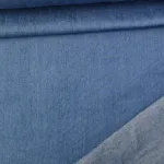 Lichtblauwe soepele jeans stof light wash Spijkerstof Stretch