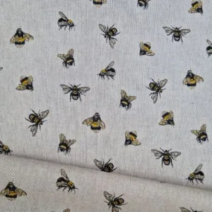 Bijen stof katoen polyester naturel achtergrond Hoe nuttig zijn bijen