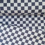Dambond Theedoeken ruitstof Blauw stoffenwebwinkel Friesland
