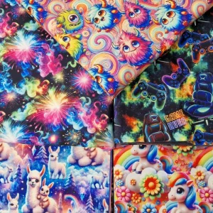 Softshell stof winddicht waterdicht diverse Kinder prints