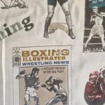Gobelin stof Boxing news Makomastoffen