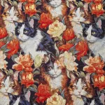 Lieve Poesen stoffen Kattenstoffen kopen Makomastoffen