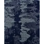Spijkerstof abstract design in blauw denim 150 cm breed