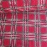 Gobelin ruitstof Rode Tartan Ruit Stoffenwebwinkel Hoogeveen