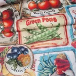 Katoenstof met Paprika Radijs Citroenen Stoffenwebwinkel in de Betuwe